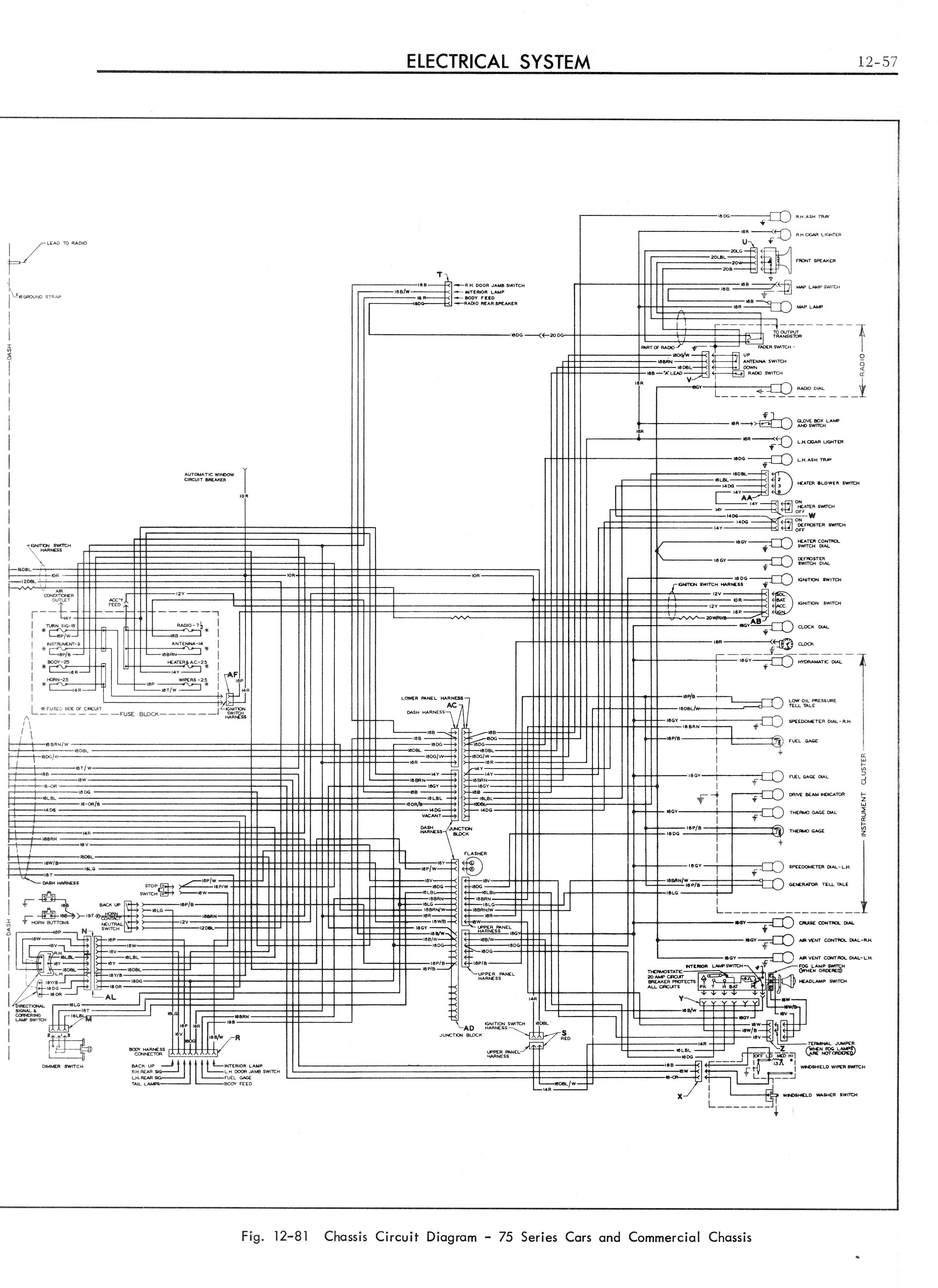 1962 Cadillac Shop Manual - Electrical Page 57 of 62